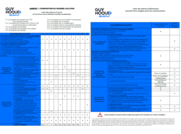 Visite d'un logement en location